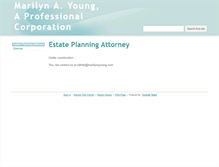 Tablet Screenshot of marilynayoung.com